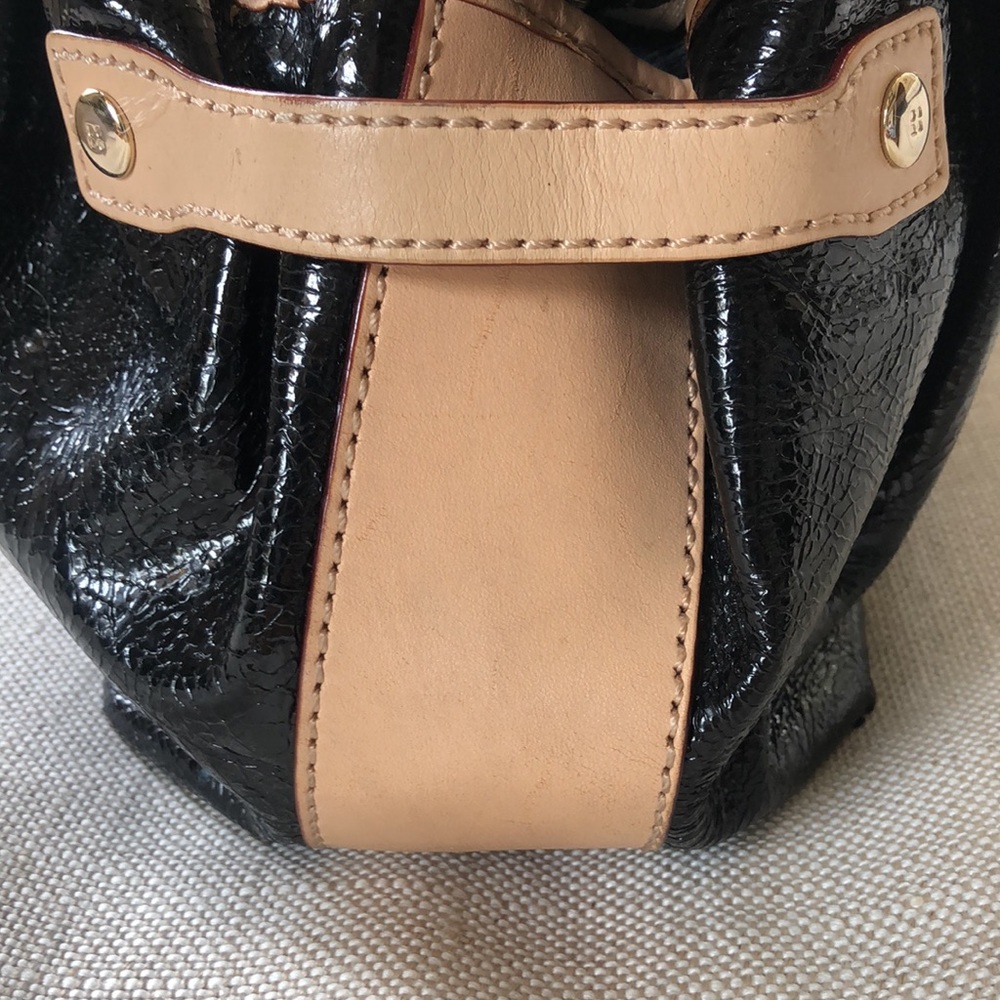 Kate Spade Black Patent Leather Two Tone Handbag - Picture 5 of 10